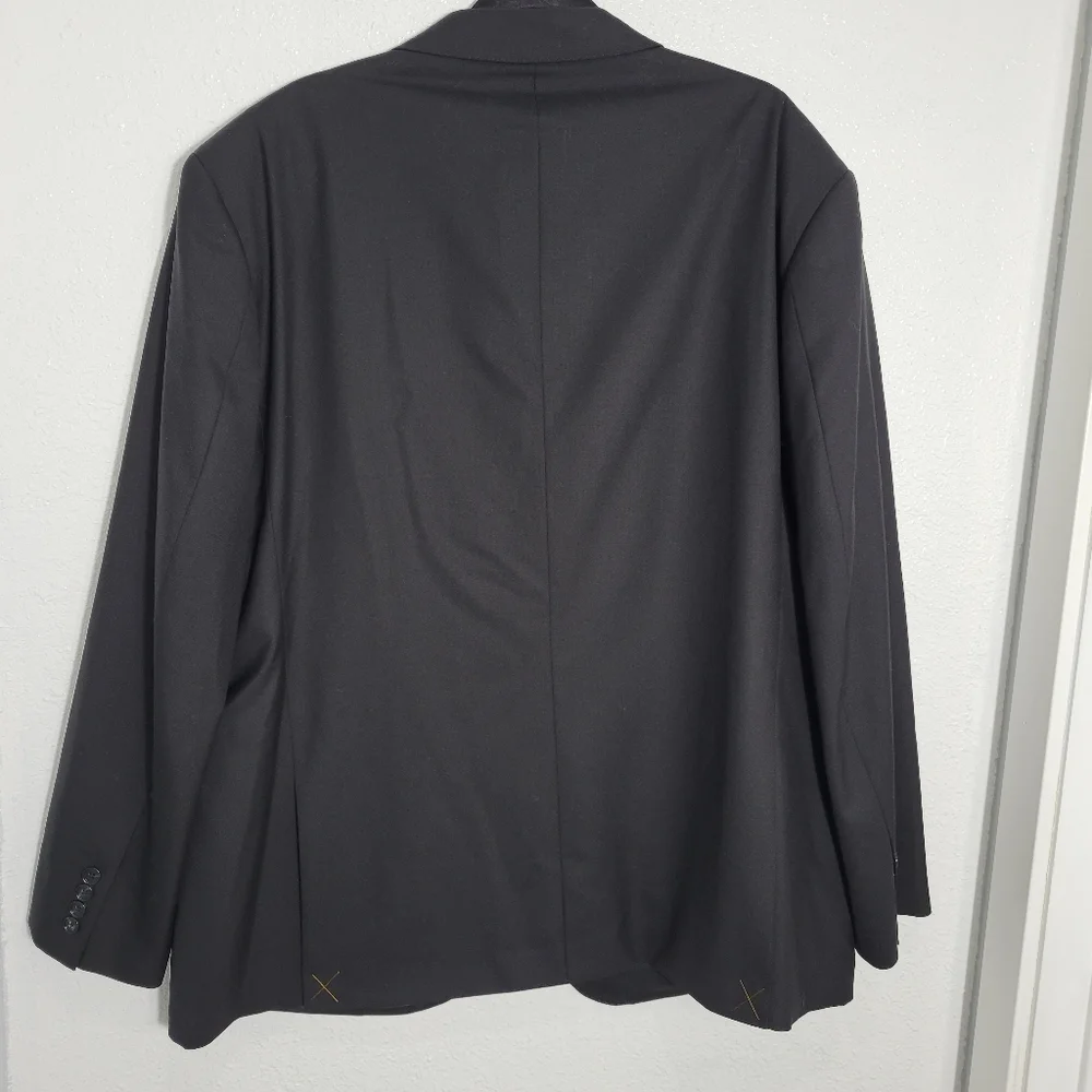 J Crew Crosby Classic-fit suit jacket in Italian wool 50R Black NWT *Flaw